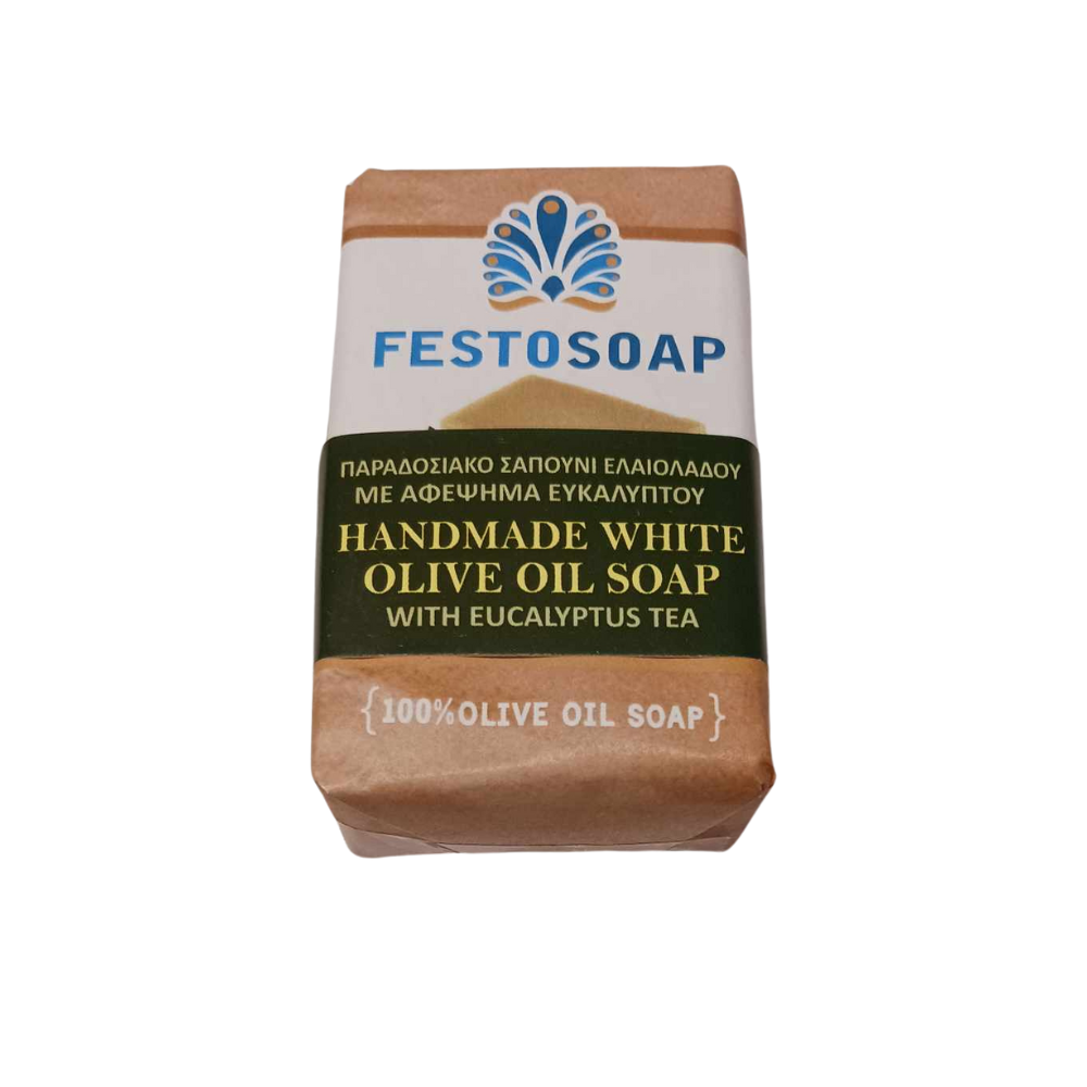 Σαπούνι άσπρο ελαιόλαδου ευκαλύπτου - 100 gr