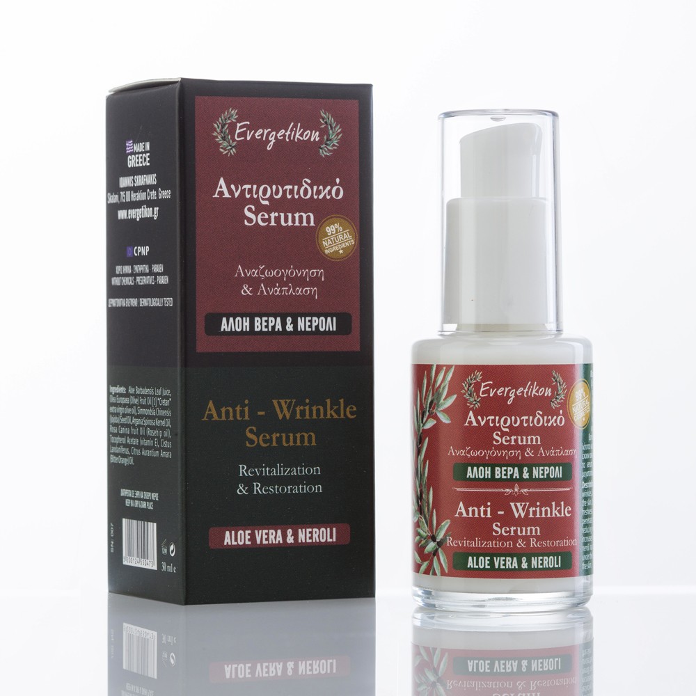 Αντιρυτιδικό Serum Αλόη Βέρα & Νερολί 30ml - 30 ml