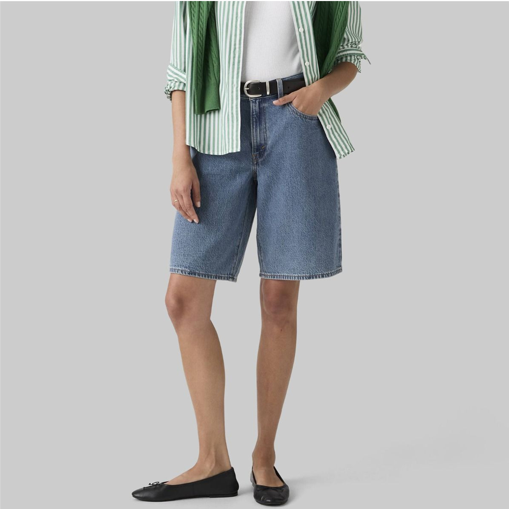 LEVI'S Baggy Dad Jorts Γυναικεία Βερμούδα Τζιν - 3