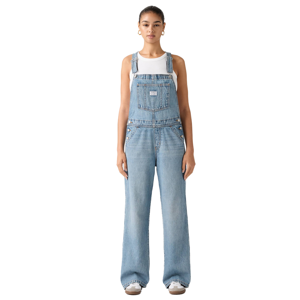 LEVI'S Baggy Overalls Γυναικεία Τζιν Ολόσωμη Σαλοπέτα - Μπλε