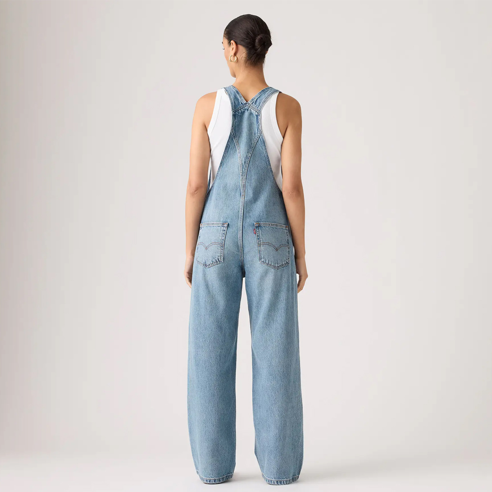 LEVI'S Baggy Overalls Γυναικεία Τζιν Ολόσωμη Σαλοπέτα - 2