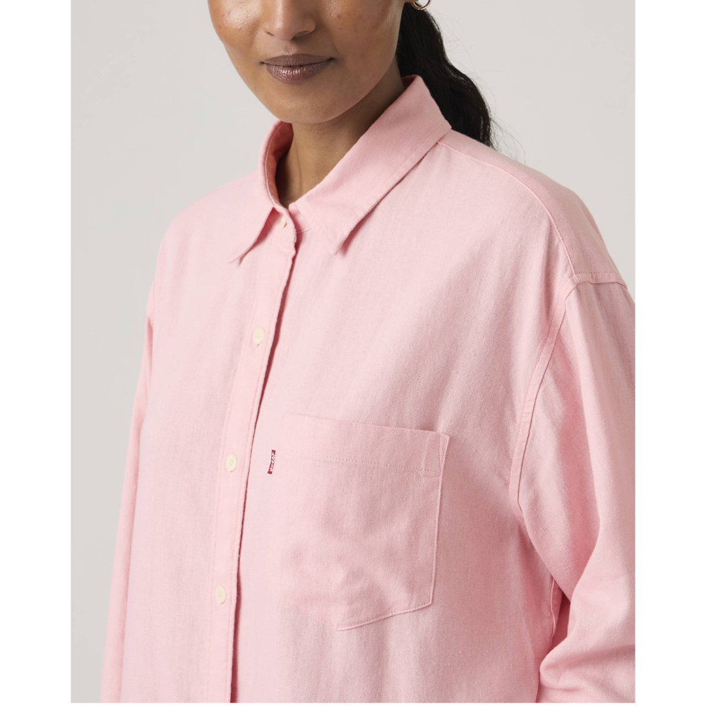 LEVI'S Garment Dye Harlie Boyfriend Shirt Γυναικείο Πουκάμισο - 3