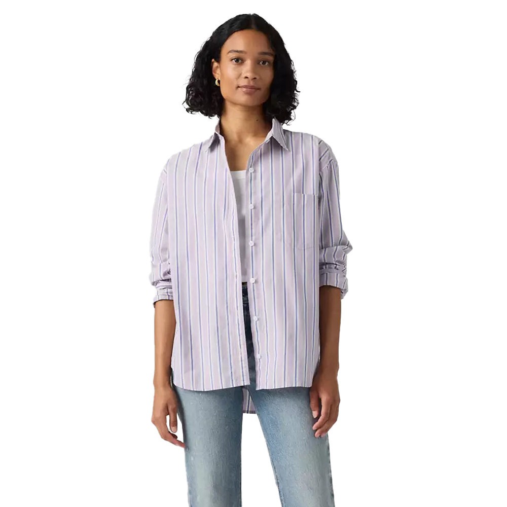 LEVI'S Harlie Boyfriend Shirt Γυναικείο Πουκάμισο - Μωβ