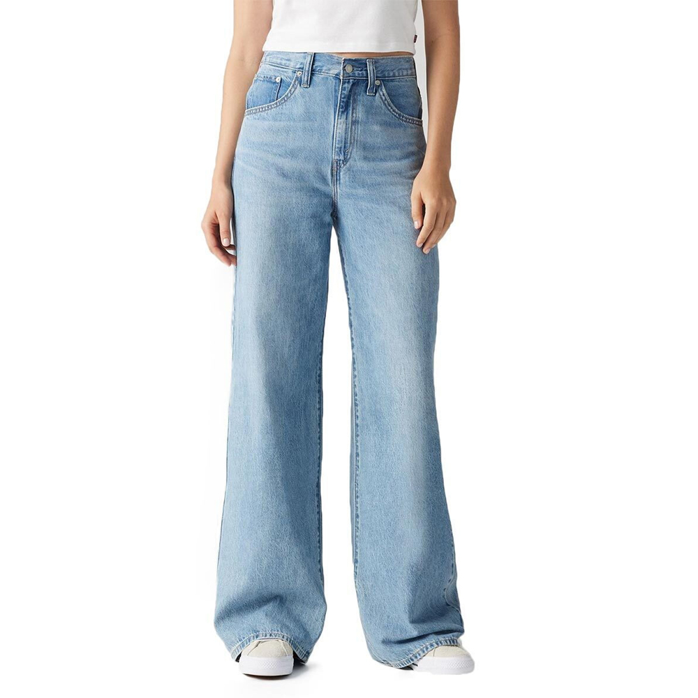 LEVI'S Cinch Baggy Jeans Γυναικείο Τζιν Παντελόνι - Γαλάζιο