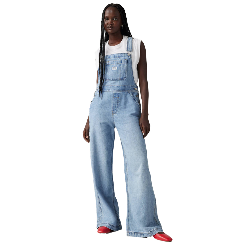 LEVI'S Xl Overalls Γυναικεία Σαλοπέτα Τζιν  - Γαλάζιο