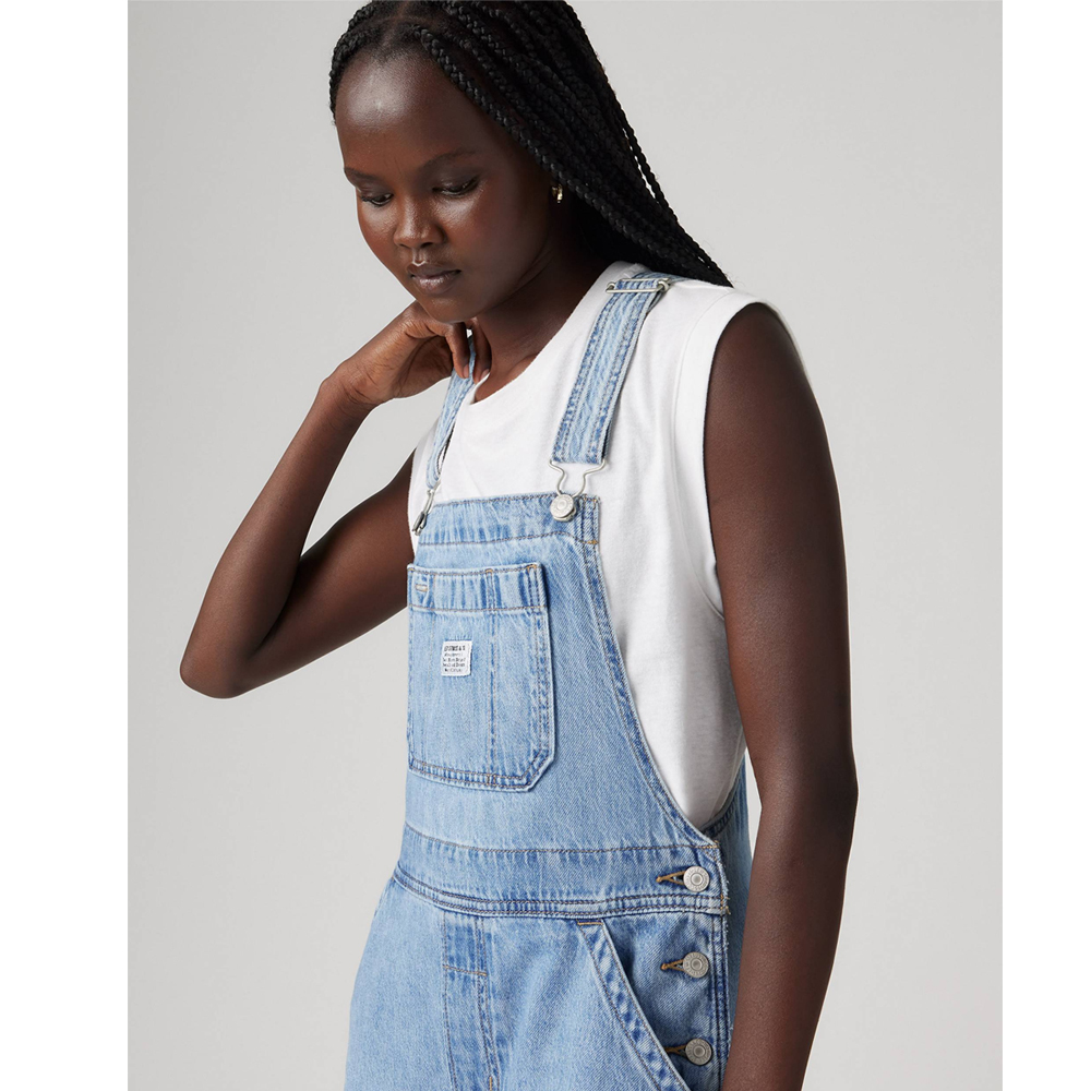 LEVI'S Xl Overalls Γυναικεία Σαλοπέτα Τζιν  - 4