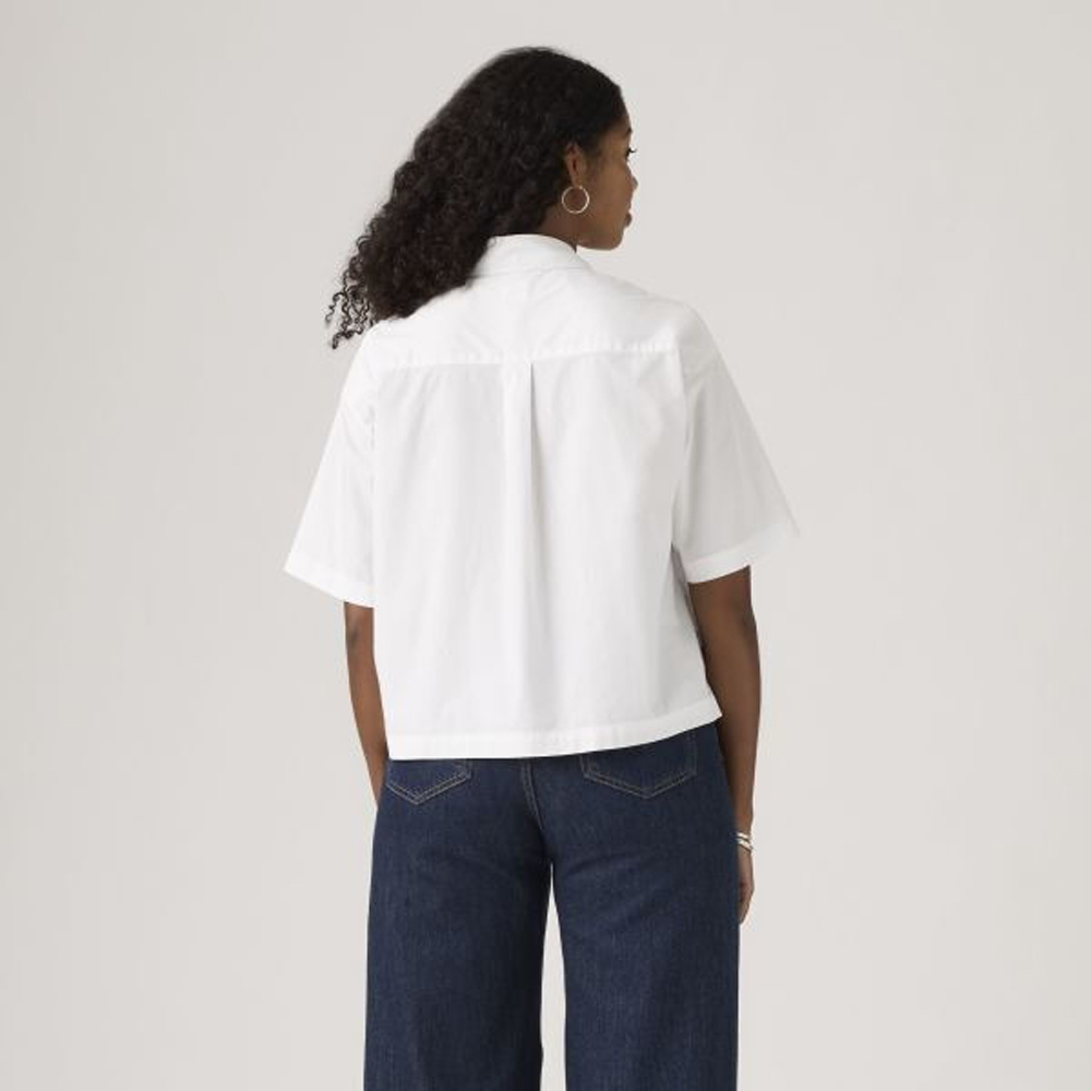LEVI'S Harlie Short-Sleeve Cropped Shirt Γυναικείο Πουκάμισο - 2