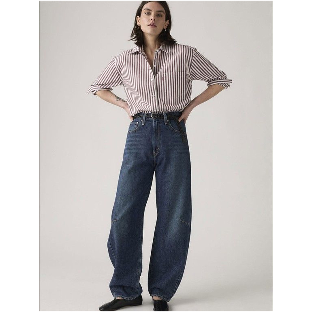 LEVI'S Cinch Barrel  Γυναικείο Τζιν Παντελόνι - 4