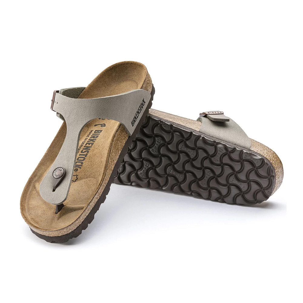 BIRKENSTOCK Synthetics Gizeh Bfbc Stone Regular Fit Core Essentials Classics Γυναικεία Ανατομικά Σανδάλια - 2