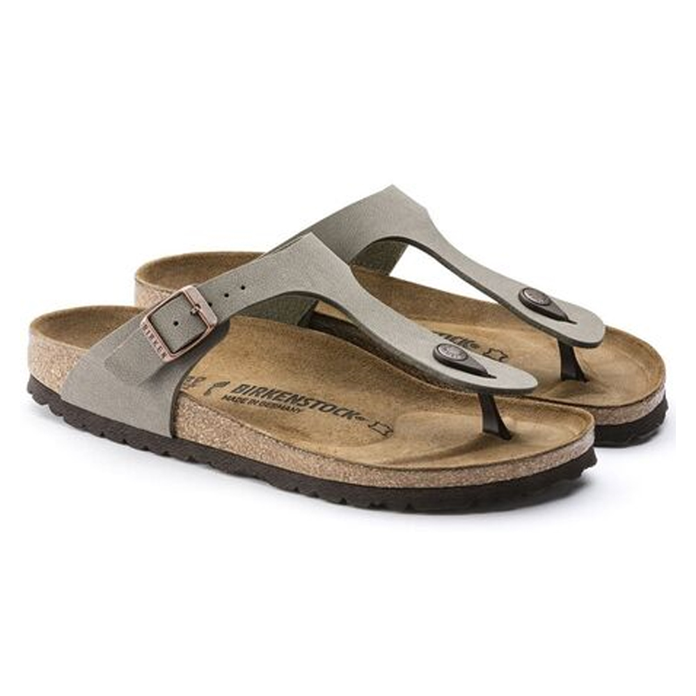 BIRKENSTOCK Synthetics Gizeh Bfbc Stone Regular Fit Core Essentials Classics Γυναικεία Ανατομικά Σανδάλια - 3