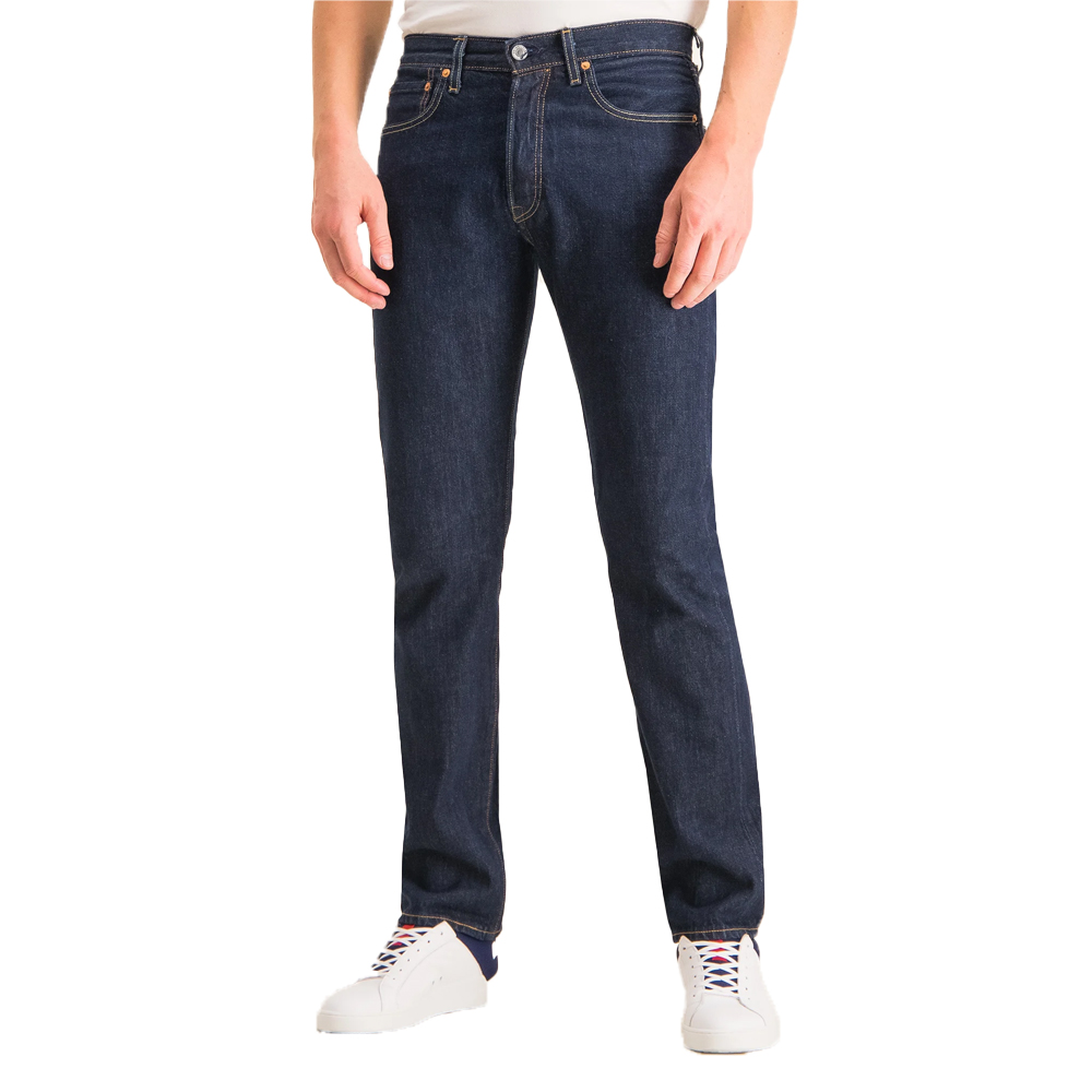 LEVI'S 501 Original Fit Jeans Ανδρικό Παντελόνι Jean - Μπλε