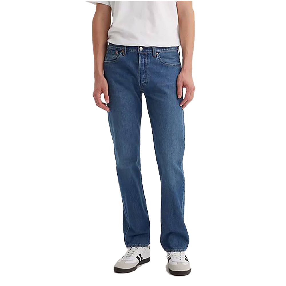 LEVI'S 501 Original Fit Jeans Ανδρικό Παντελόνι Jean - Μπλε