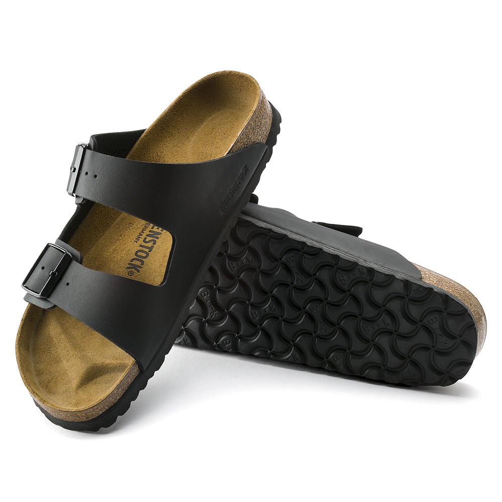 BIRKENSTOCK Classic Arizona Birko-Flor Black Sandals Narrow Fit Unisex Ανατομικά Σανδάλια Μαύρο - 2