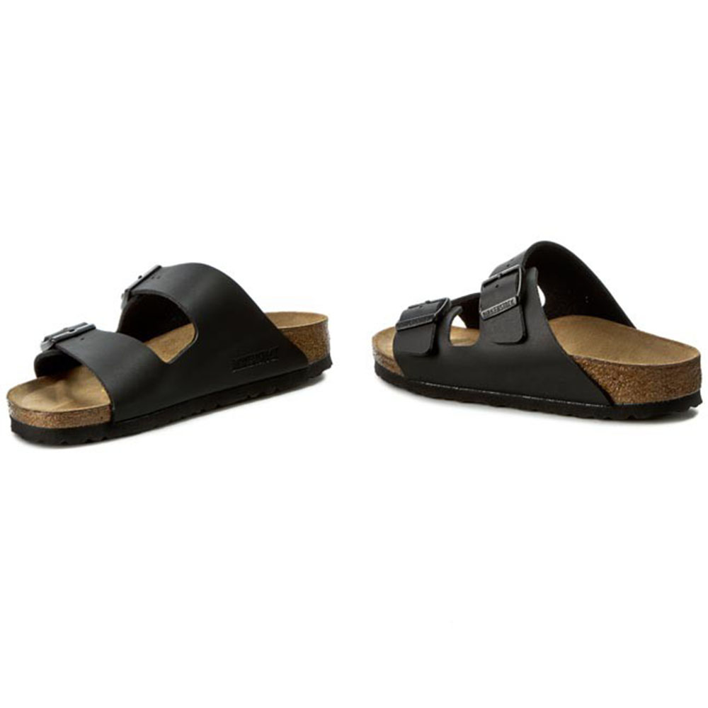 BIRKENSTOCK Classic Arizona Birko-Flor Black Sandals Narrow Fit Unisex Ανατομικά Σανδάλια Μαύρο - 4