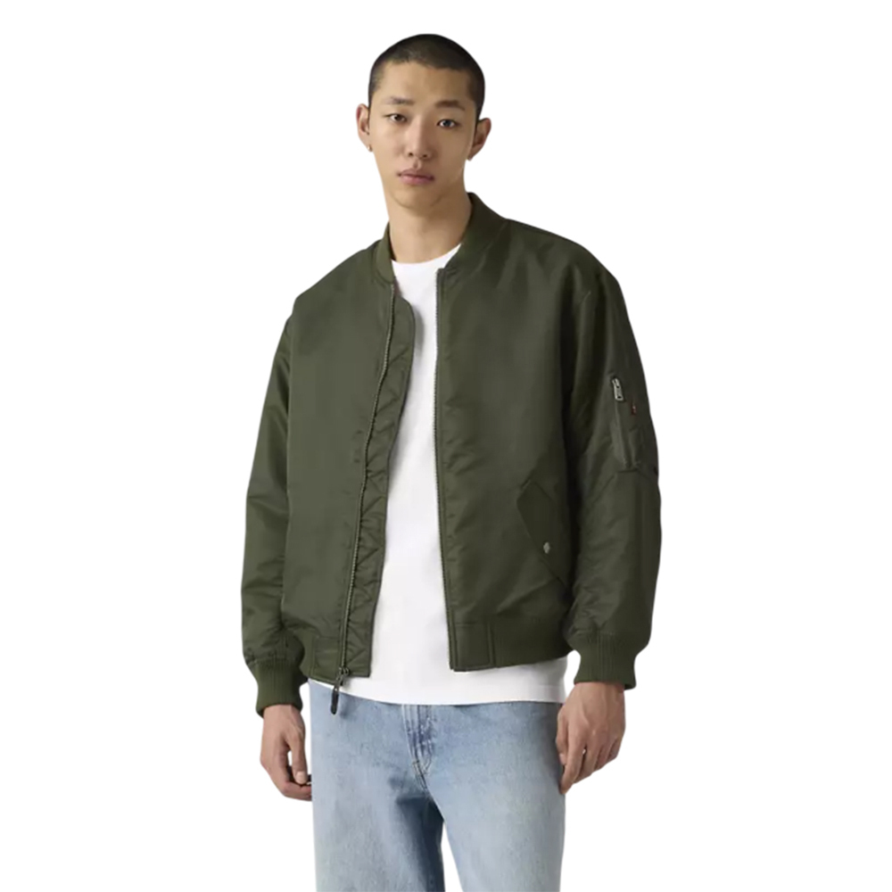 LEVI'S Bomber Jacket  Ανδρικό Μπουφάν - Πράσινο