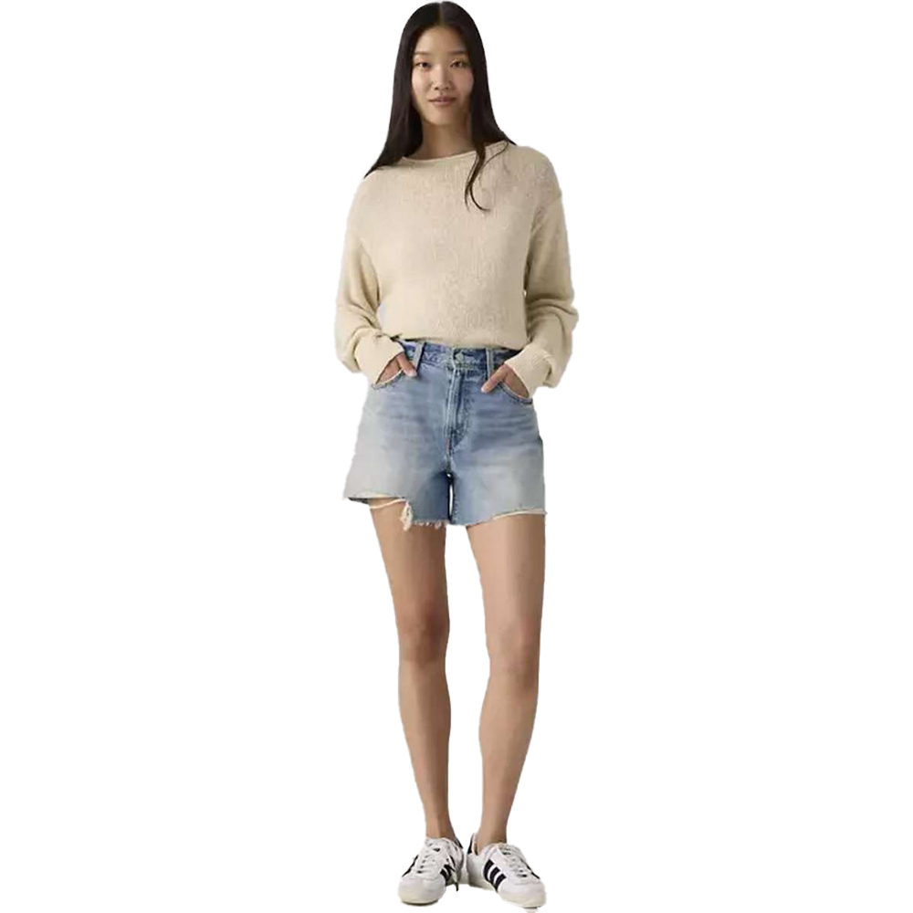 LEVI'S Ribcage Shorts Γυναικείο Σορτσάκι Τζιν - Μπλε