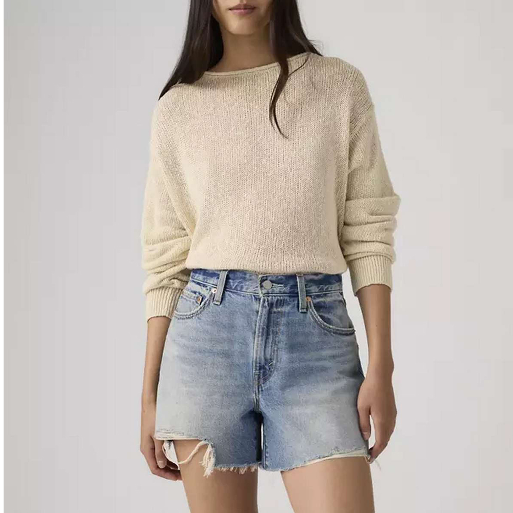 LEVI'S Ribcage Shorts Γυναικείο Σορτσάκι Τζιν - 4