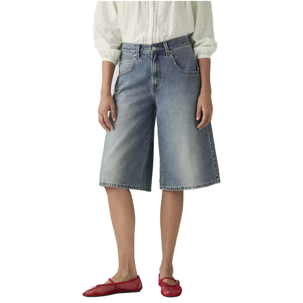 LEVI'S Super Baggy Jorts Γυναικείο Σορτσάκι Τζιν - Μπλε