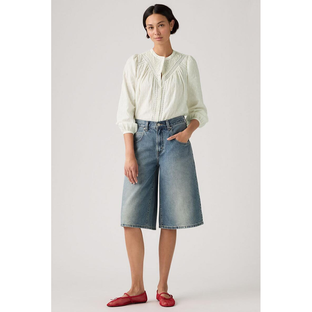 LEVI'S Super Baggy Jorts Γυναικείο Σορτσάκι Τζιν - 2