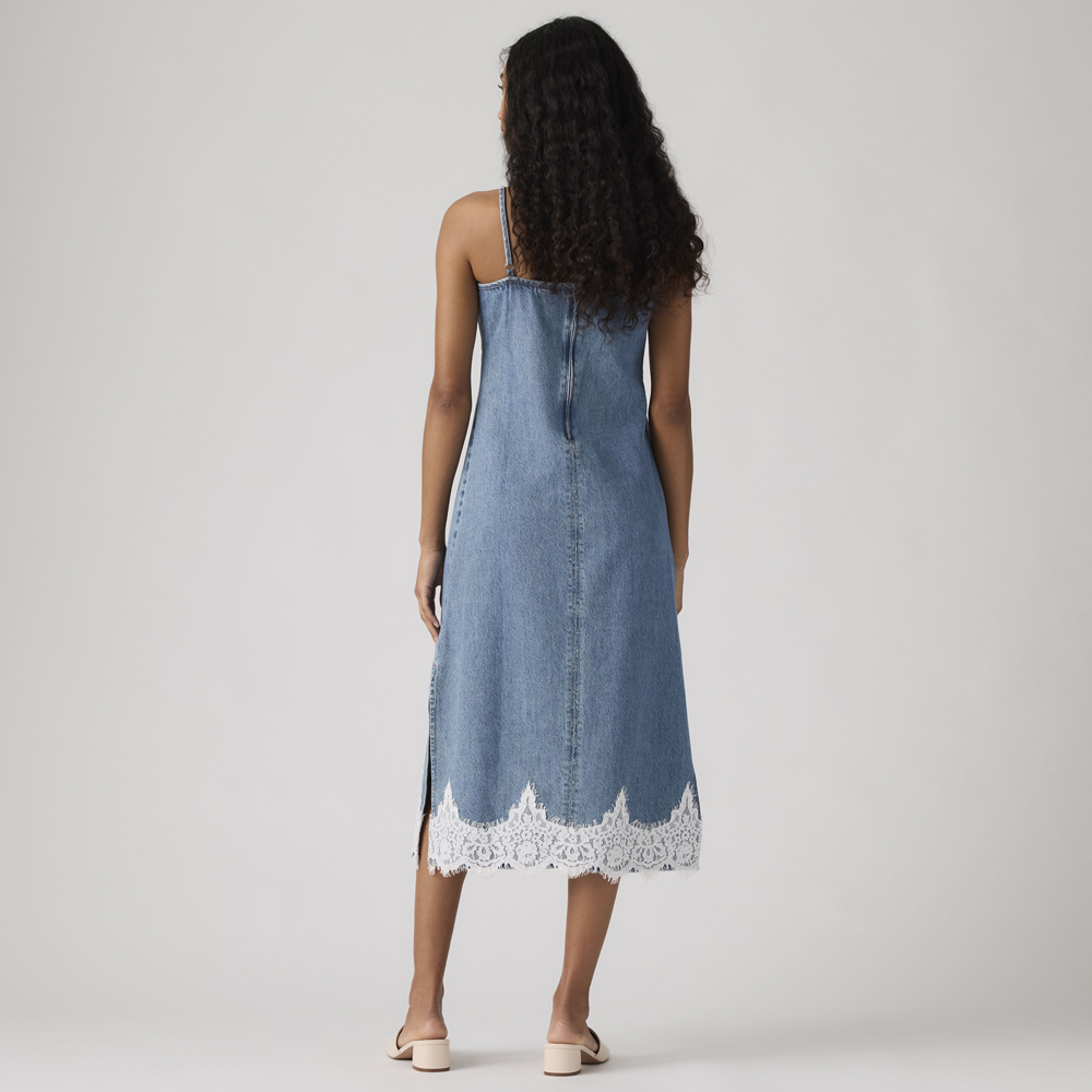 LEVI'S 90's Denim Slip Dress Γυναικείο Τζιν Φόρεμα Μάξι - 2