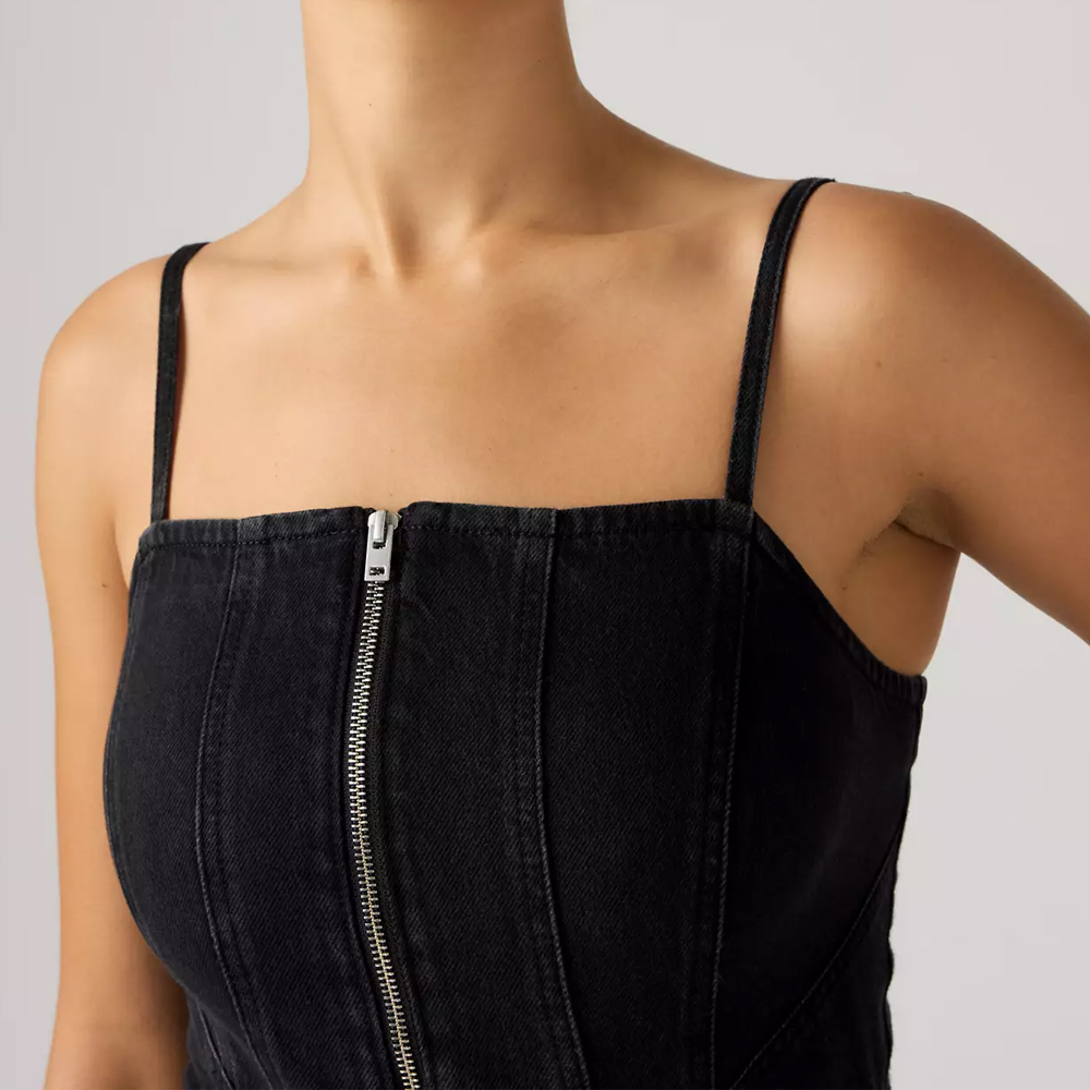 LEVI'S Seamed Jumpsuit Oversaturated Γυναικεία Τζιν Ολόσωμη Φόρμα - 4