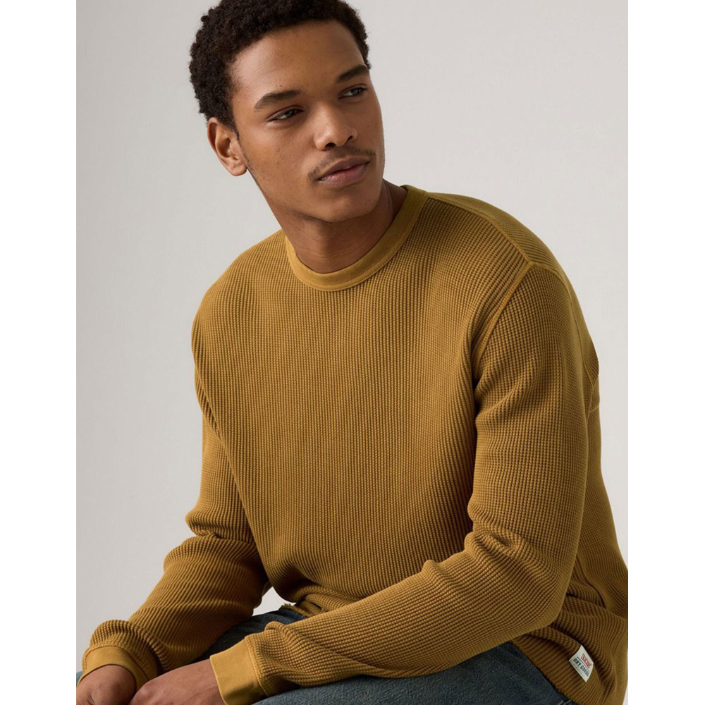 LEVI'S Long Sleeve Relaxed Thermal Tee Ανδρική Μακρυμάνικη Μπλούζα - 4