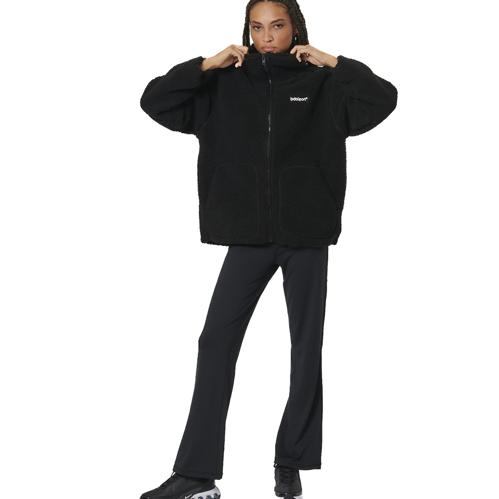 BODY ACTION Women's Wide-Leg Leggings Γυναικείο Κολάν Καμπάνα - 2