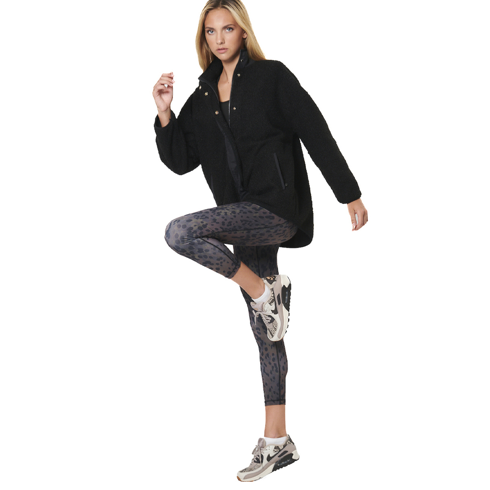 BODY ACTION Women's Printed 7/8 Leggings Γυναικείο Κολάν - 4