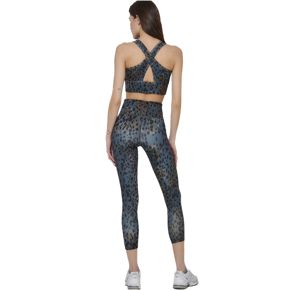 BODY ACTION Women's Allover Printed 7/8 Leggings  Γυναικείο Κολάν - 2