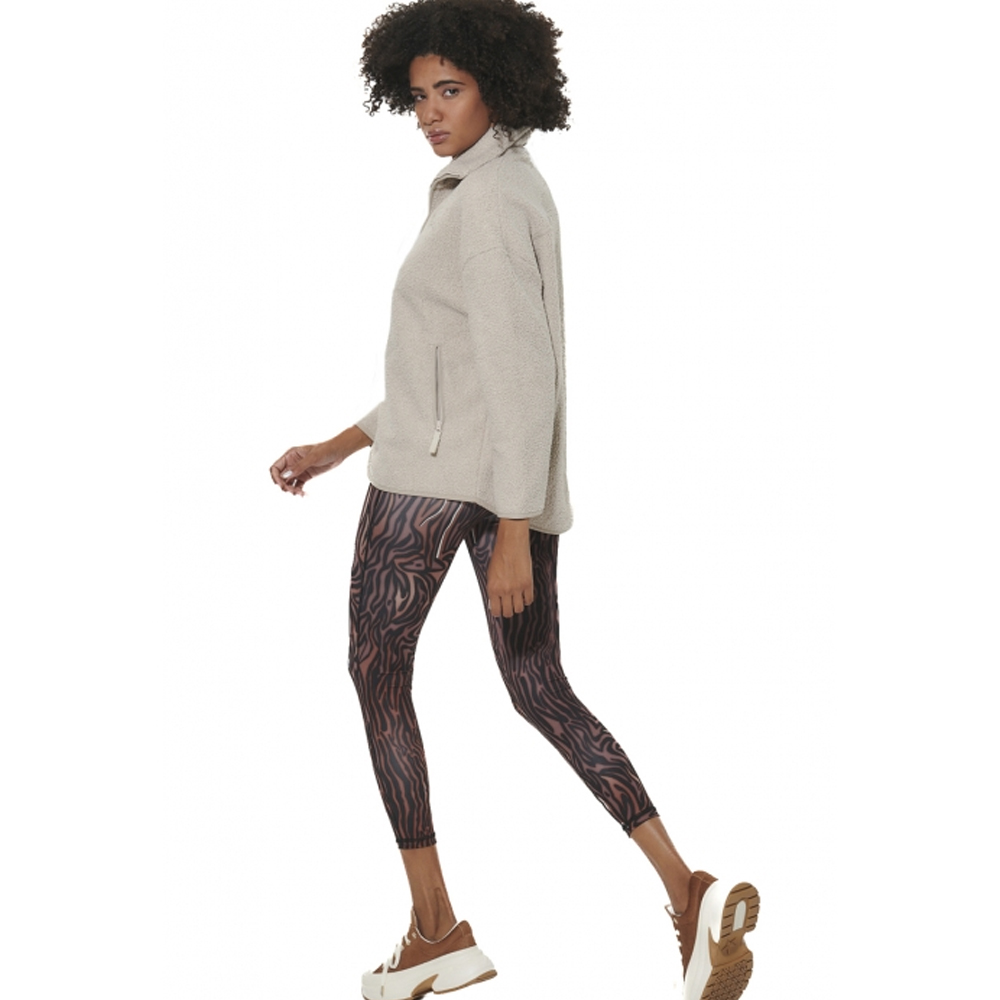 BODY ACTION Women's Allover Printed 7/8 Leggings Γυναικείο Κολάν - 2