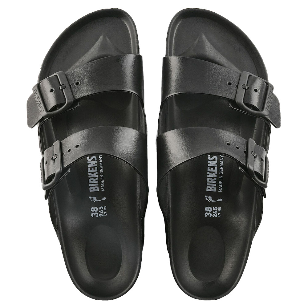 BIRKENSTOCK Eva Arizona Sandals Black Regular Fit Ανδρικά Ανατομικά Σανδάλια Μαύρο - Μαύρο