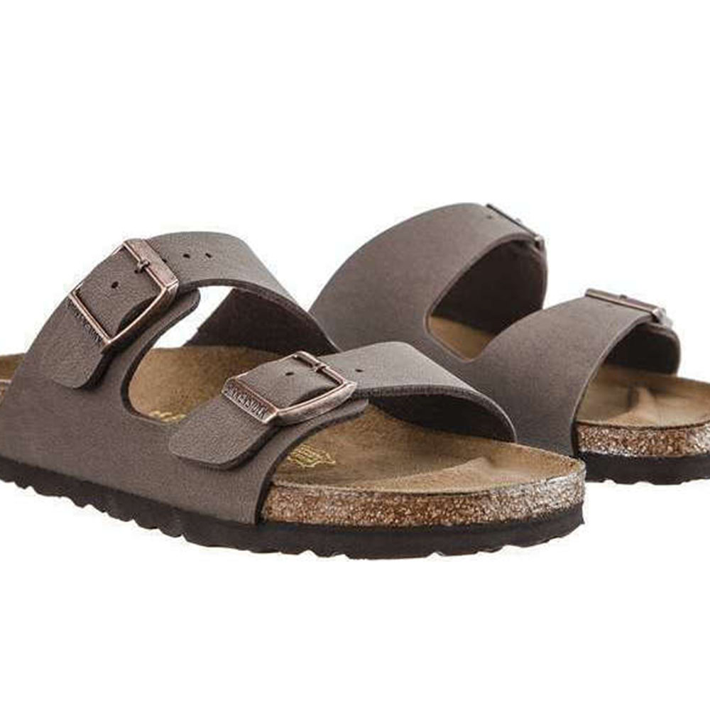 BIRKENSTOCK Classic Arizona Birko-Flor Mocha Sandals Narrow Fit Γυναικεία Ανατομικά Σανδάλια Καφέ - 2