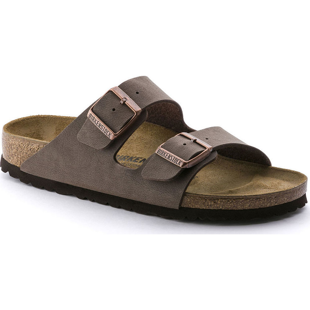 BIRKENSTOCK Classic Arizona Birko-Flor Mocha Sandals Narrow Fit Γυναικεία Ανατομικά Σανδάλια Καφέ - 3