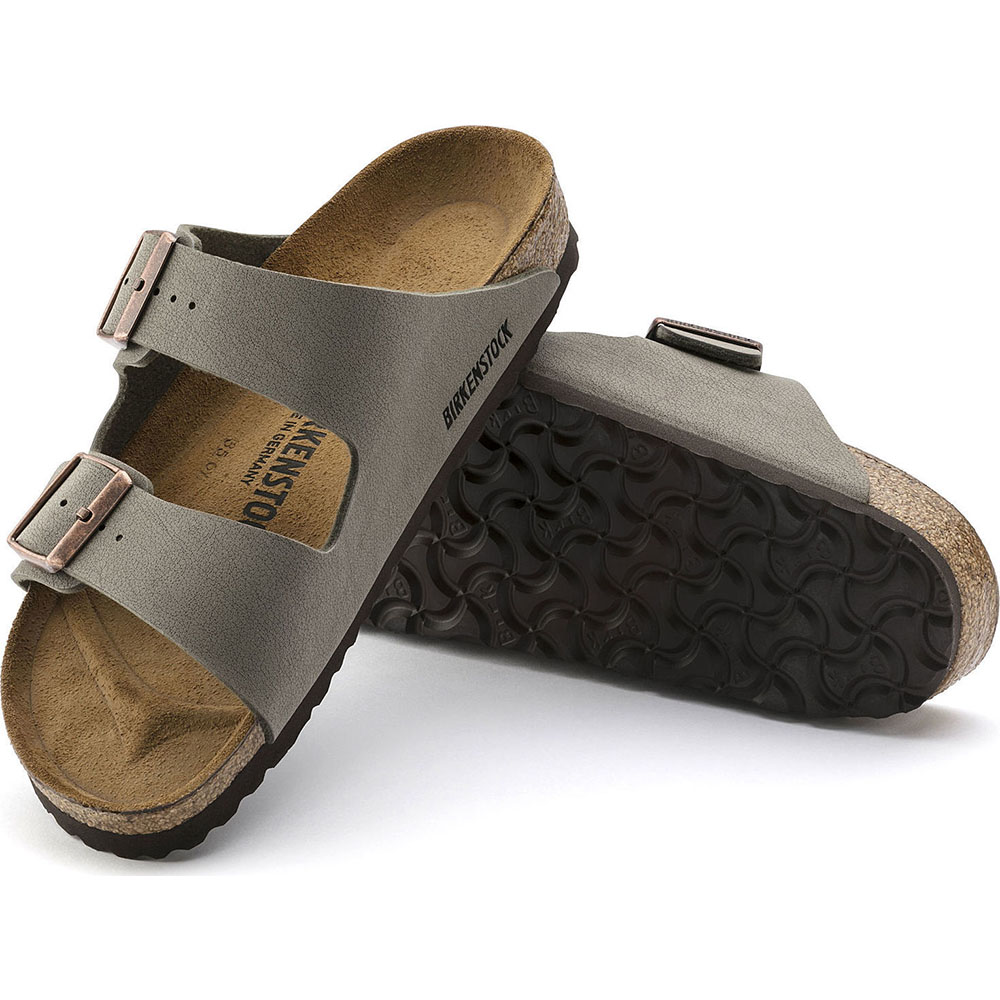 BIRKENSTOCK Classic Arizona Birko-Flor Stone Sandals Narrow Fit Ανατομικά Σανδάλια Unisex - 2