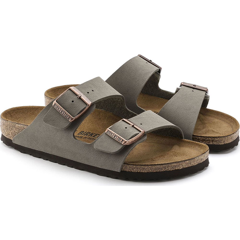 BIRKENSTOCK Classic Arizona Birko-Flor Stone Sandals Narrow Fit Ανατομικά Σανδάλια Unisex - 3