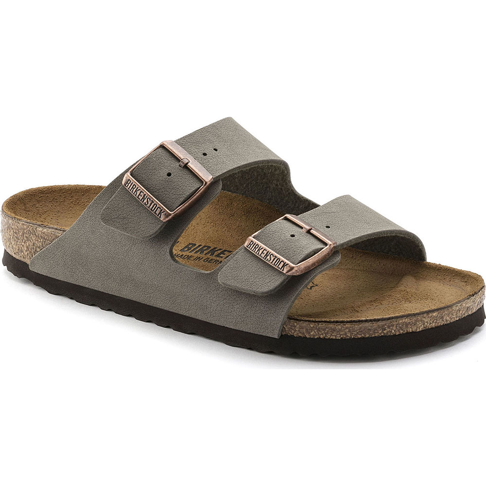 BIRKENSTOCK Classic Arizona Birko-Flor Stone Sandals Narrow Fit Ανατομικά Σανδάλια Unisex - 5