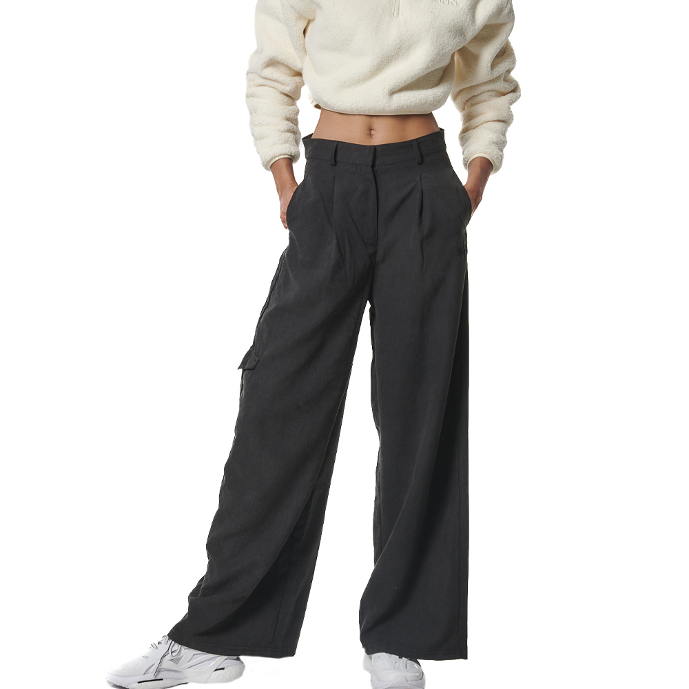 BODY ACTION Women's Wide Leg Cargo Pants Γυναικείο Παντελόνι Cargo - 1