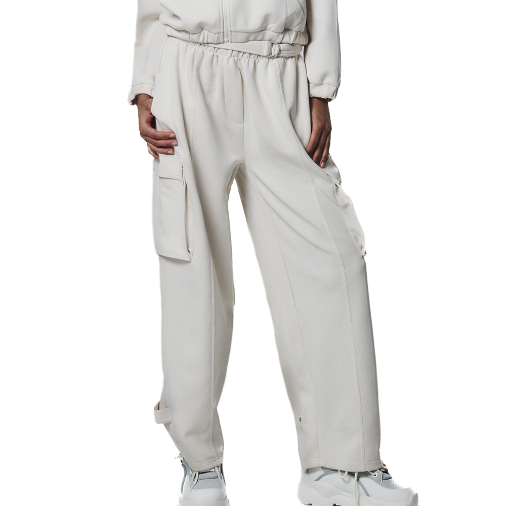 BODY ACTION Women's Modal Cargo Trousers Γυναικείο Παντελόνι - Μπεζ