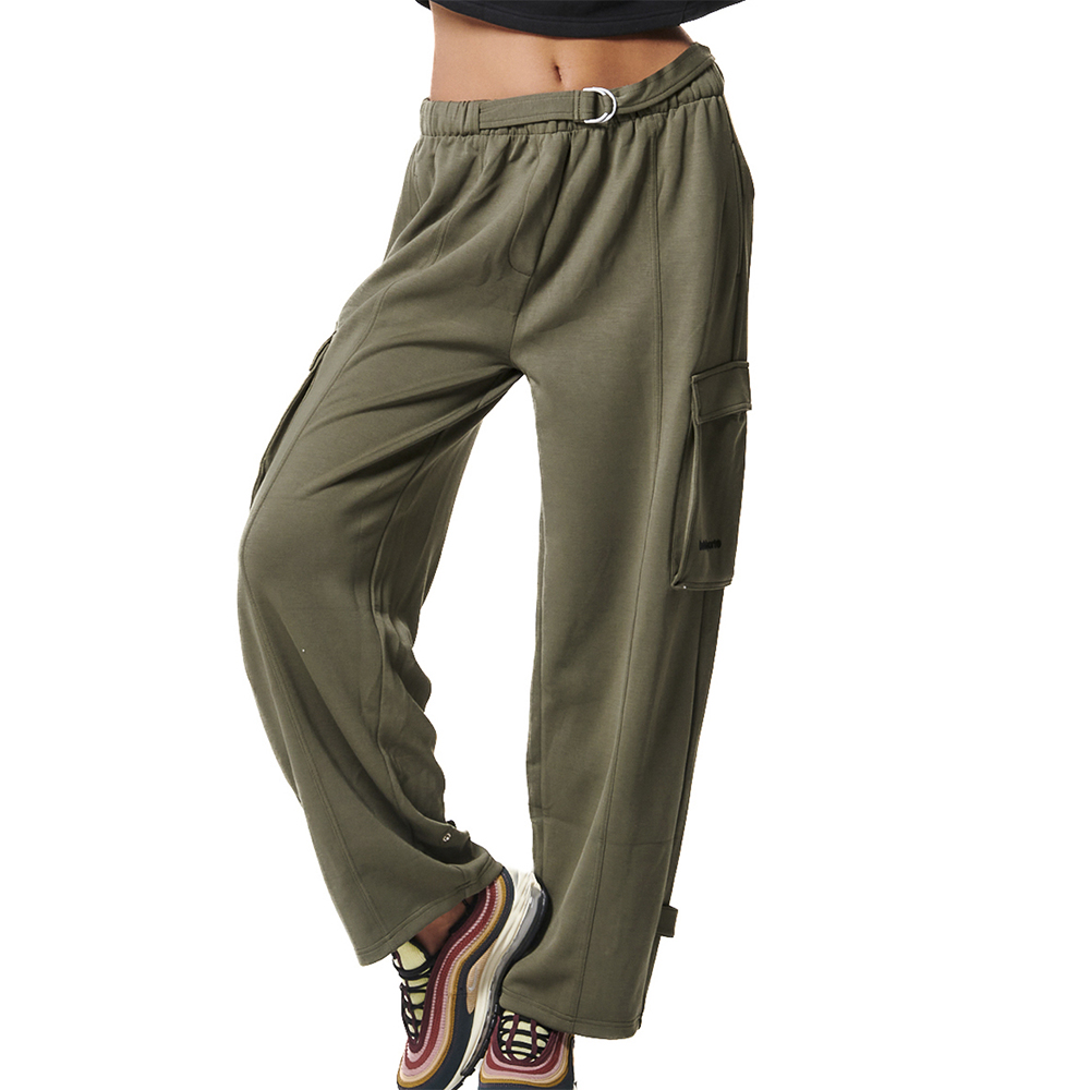 BODY ACTION Women's Modal Cargo Trousers Γυναικείο Παντελόνι - Χακί