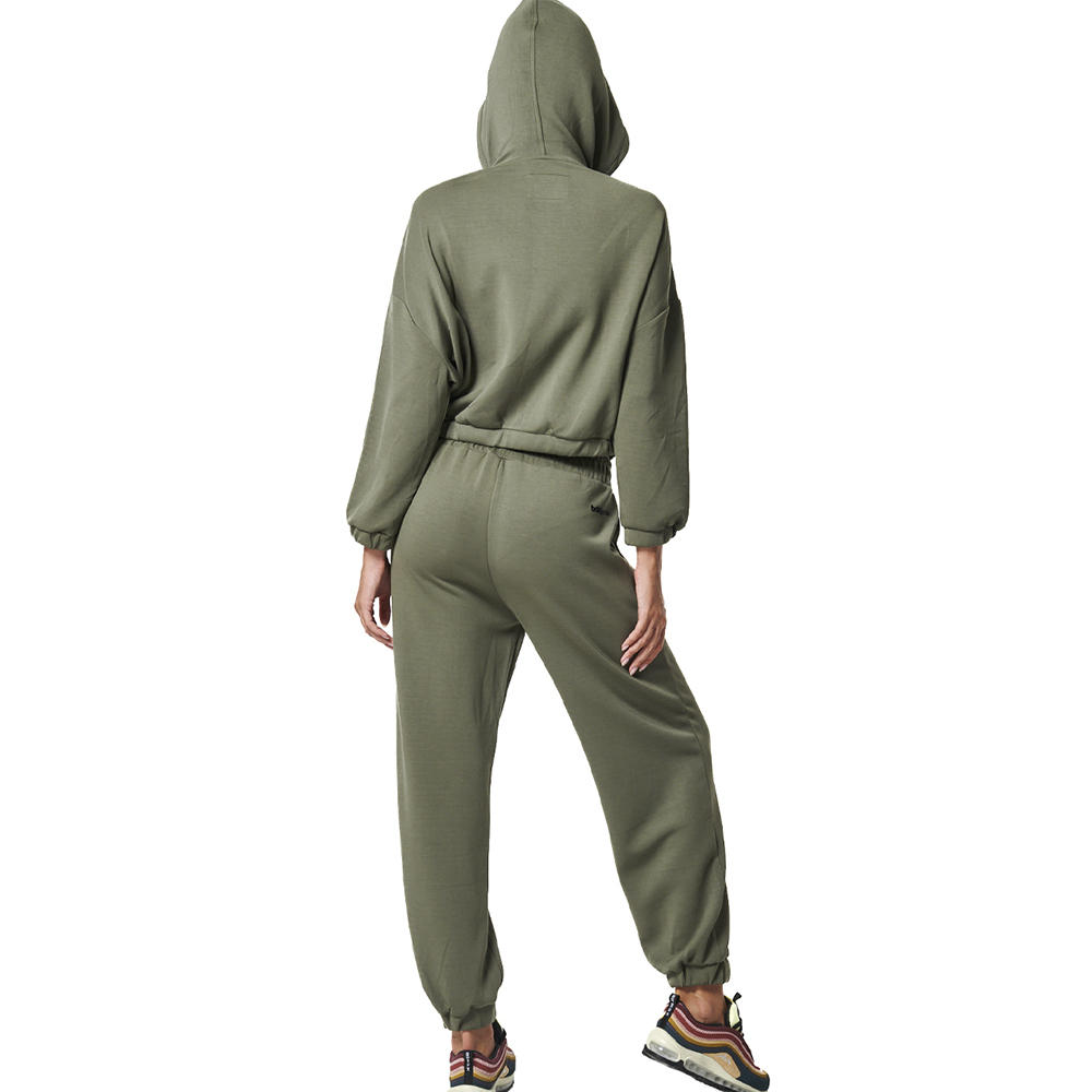 BODY ACTION Women's Modal Wide Joggers Γυναικείο Παντελόνι Φόρμας - 2