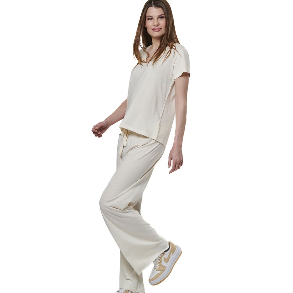 BODY ACTION Wide-Leg Pants Γυναικείο Παντελόνι Φόρμας  - 3