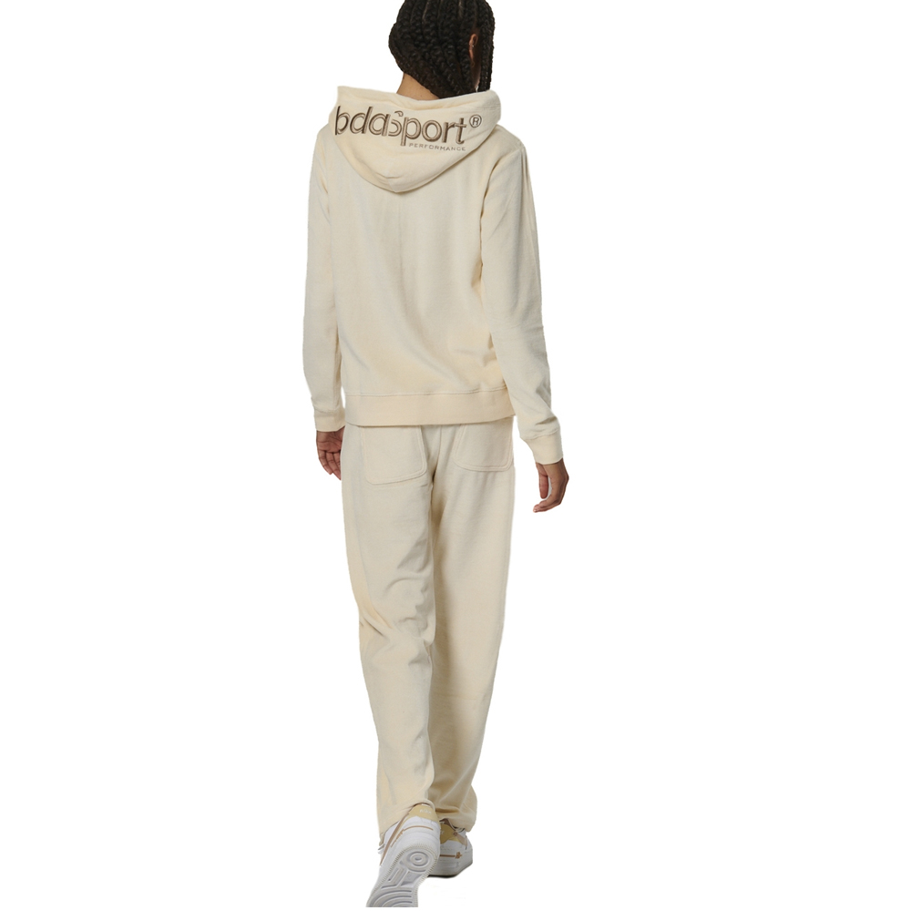 BODY ACTION Women's Basic Velour Pants Γυναικείο Παντελόνι Φόρμας - 2