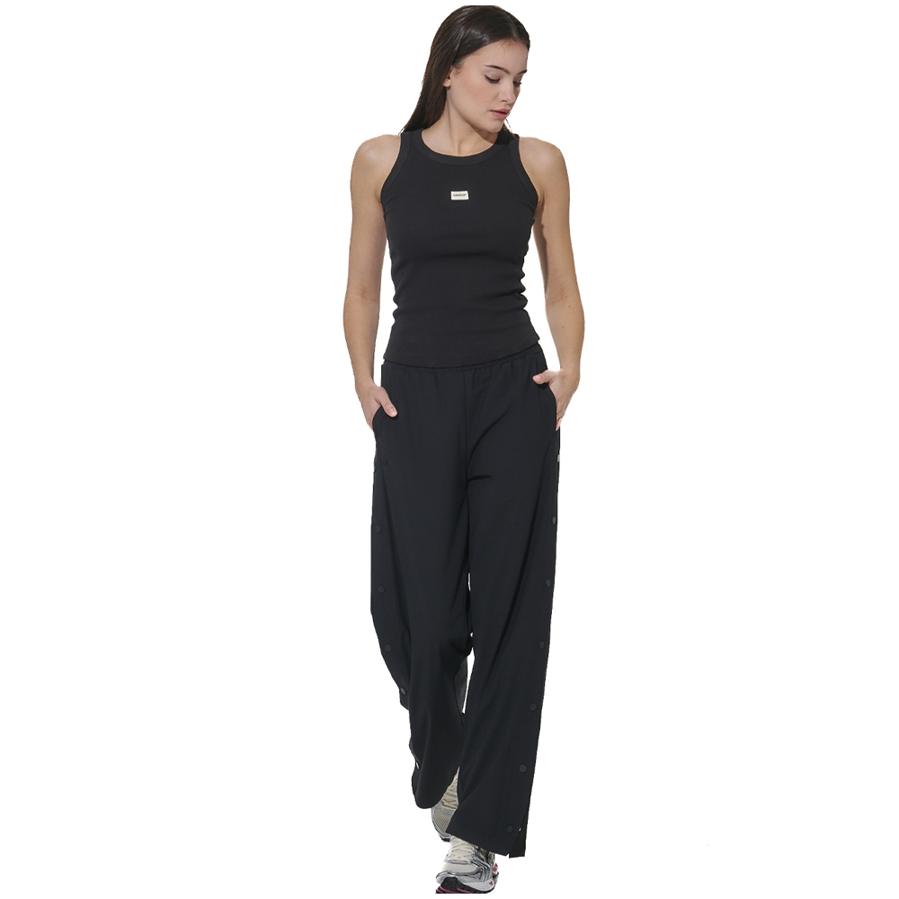 BODY ACTION Women's Wide - Leg Yoga Trousers Γυναικείο Παντελόνι - 3