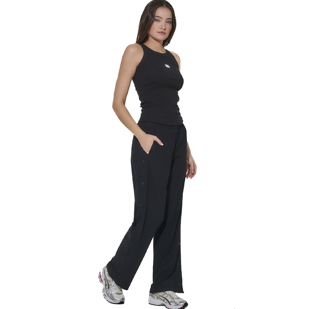 BODY ACTION Women's Wide - Leg Yoga Trousers Γυναικείο Παντελόνι - 4