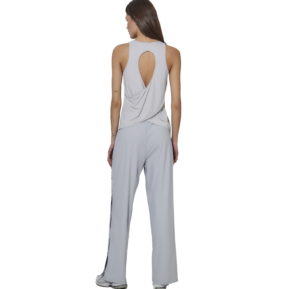 BODY ACTION Women's Wide - Leg Yoga Trousers Γυναικείο Παντελόνι - 2