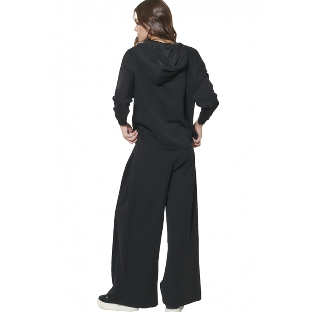 BODY ACTION Women's Modal Wide - Leg Trousers Γυναικείο Παντελόνι Φόρμας - 2