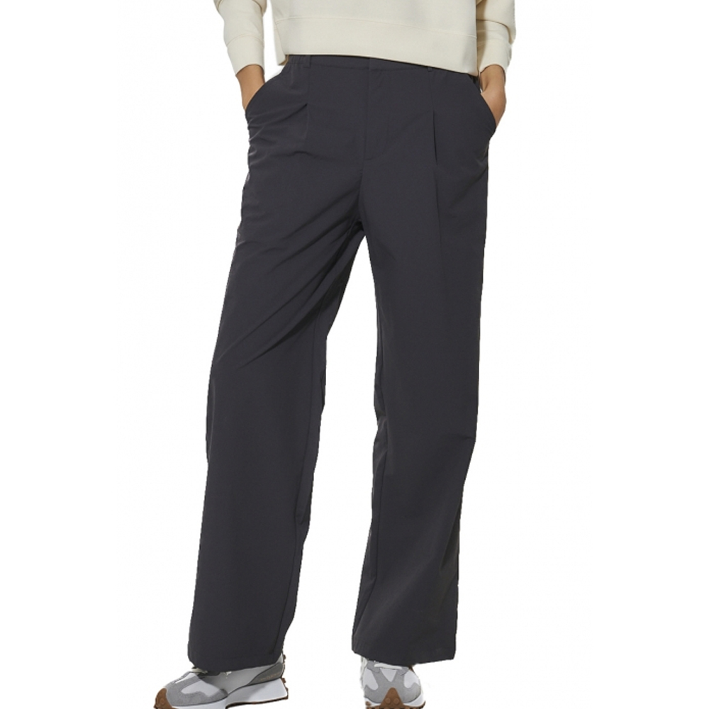 BODY ACTION Women's Poly Stretch City Travel Pants Γυναικείο Παντελόνι - Γκρι