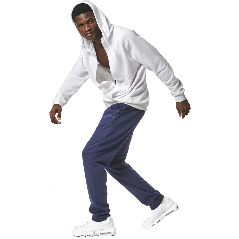 BODY ACTION Men's Fleece Openleg Sweatpants Αντρικό Παντελόνι Φόρμας - 2
