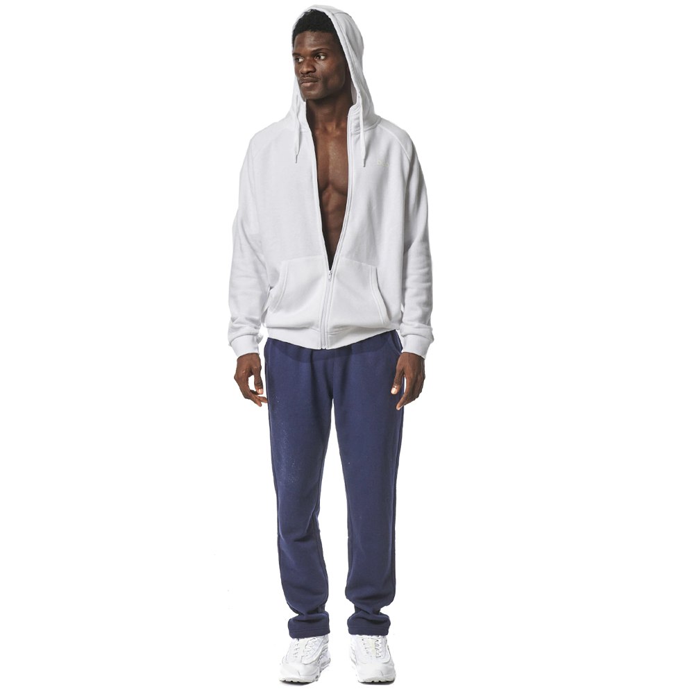 BODY ACTION Men's Fleece Openleg Sweatpants Αντρικό Παντελόνι Φόρμας - 3