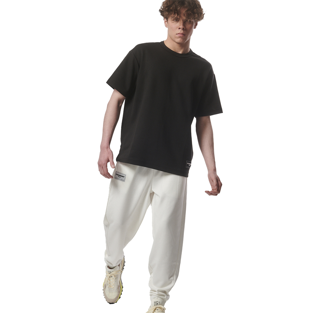 BODY ACTION Men's Tech Fleece Oversized Pants Ανδρικό Παντελόνι Φόρμας - 4